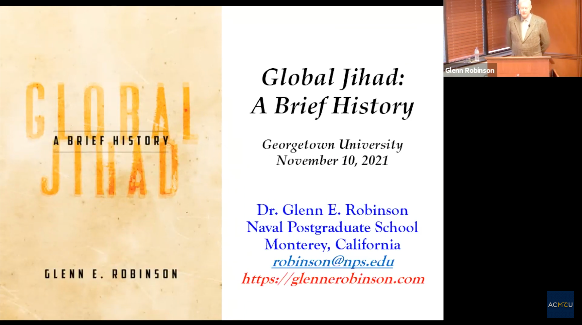 Global Jihad A Brief History ACMCU